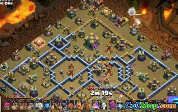Clash of Clans Belediye Binası 14 Base Düzenleri ve Haritalar #15270