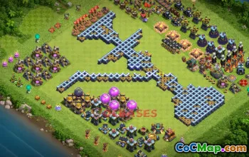 Clash of Clans: Town Hall 14 Fun Progress Base Guide #20624