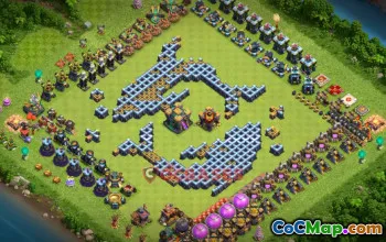 Clash of Clans Town Hall 14 Progress Base & Copy Link #20323