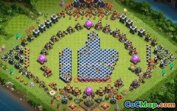 Clash of Clans Town Hall 14 Progress Base & Copy Link #20749