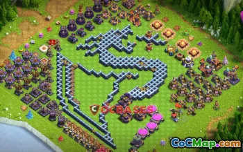 Clash of Clans Town Hall 15 Progress Base & Copy Link #21796