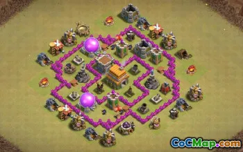 Clash of Clans Town Hall 6 Baslayouter & Maps #15542