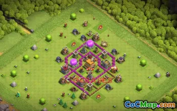 Clash of Clans Town Hall 6 Farming Base | Copy & Upgrade #48920