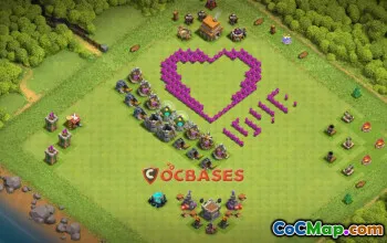 Clash of Clans Town Hall 6 Progress Base & Copy Link #20926
