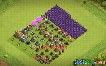 Clash of Clans: Town Hall 7 Progress Base & Copy Link #22087