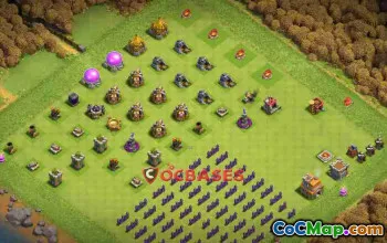 Clash of Clans Town Hall 7 Progress Base & Copy Link #23974