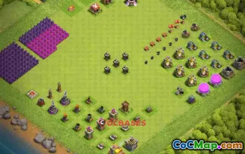 Clash of Clans Town Hall 7 Progress Base Guide #24247