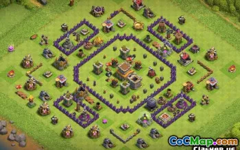 Clash of Clans Primăria 8 Aspecte de bază și hărți #13507