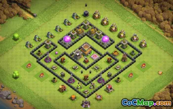 Clash of Clans Town Hall 8 Base Layouts & Maps | CoC Guide #27701
