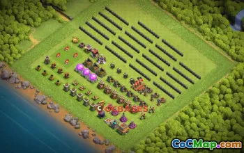 Clash of Clans: Town Hall 8 Progress Base & Copy Link #21901