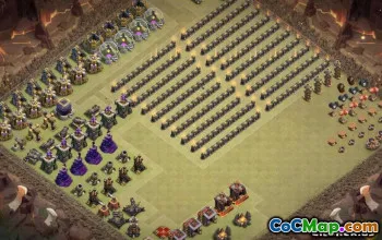 Clash of Clans Town Hall 9 ბაზის განლაგება და რუქები #10242