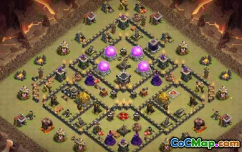 Clash of Clans Town Hall 9 Baslayouter & Maps #15683