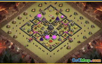 Clash of Clans Town Hall 9 Base Layouts & Maps | CoC Guide #27571