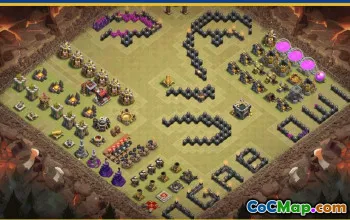 Clash of Clans Town Hall 9 Base Layouts & Maps | Funny & Progress #27632