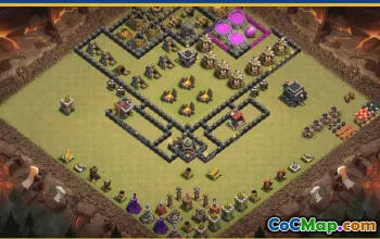 Clash of Clans Town Hall 9 Base Layouts & Maps | Funny & Progress Designs #27634