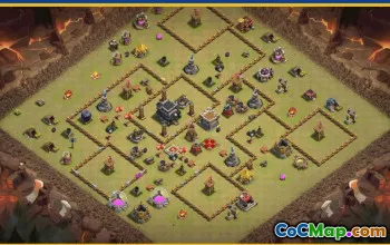 Clash of Clans Town Hall 9 Base Layouts & War Maps #27666