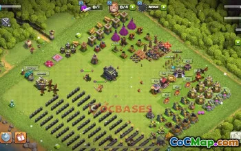 Clash of Clans Town Hall 9 Progress Base & Copy Link #19319