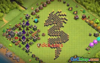 Clash of Clans Town Hall 9 Progress Base & Copy Links #21473