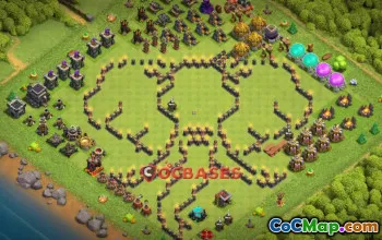 Clash of Clans Town Hall 9 Progress Base: Fun & Strategy #21857