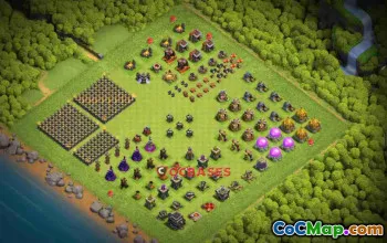 Clash of Clans Town Hall 9 Progress Base & Tips #24226