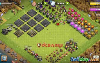 Clash of Clans Town Hall 9 Simple Progress Base Guide #23479
