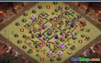 CoC Base Copy Layouts & Links — Town Hall 10, War, Home Village #27599