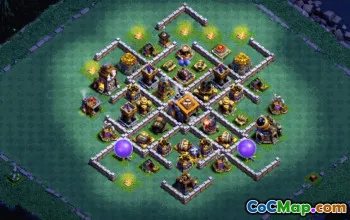 CoC Base Layouts & Builder Hall 9 Templates | Map & Links #33728