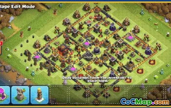 CoC Base Layouts & Copy Link for Town Hall 10, War, Trophy & More #30479