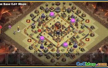 CoC Base Layouts & Copy Link | Town Hall 10, War, Farming, Trophy #30281