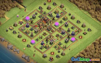 CoC Base Layouts & Copy Link | Town Hall 10, War & Trophy Bases #27523