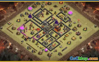 CoC Base Layouts & Copy Link | Town Hall 10, War, Trophy Bases #27885