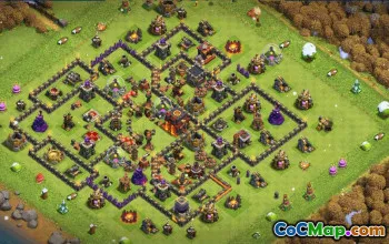 CoC Base Layouts & Copy Link | Town Hall 10, War & Trophy Bases #32047