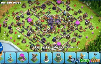 CoC Base Layouts Copy & Link | Town Hall 15, War, Trophy & More #30702
