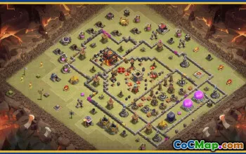 CoC Base Layouts & Copy Links for Town Hall 10, War & Home Village #29085