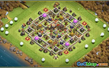 CoC Base Layouts & Copy Links for Town Hall 11, War, Farming #30138