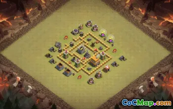 CoC Base Layouts & Copy Links for Town Hall 5 & More #31084