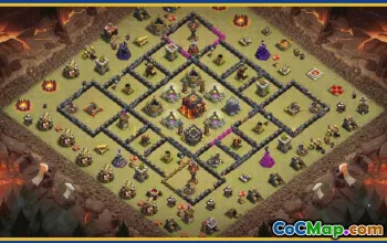 CoC Base Layouts & Copy Links | Town Hall 10, War, Farming #30186