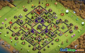 CoC Base Layouts & Copy Links | Town Hall 10, War, Trophy #32156