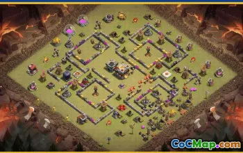 CoC Base Layouts & Copy Links | Town Hall 11, War, Trophy #29337