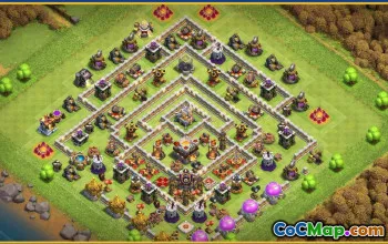 CoC Base Layouts & Copy Links | Town Hall 11, War, Trophy, Village #27791