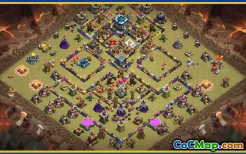 CoC Base Layouts & Copy Links | Town Hall 13, War & Home Village #29639