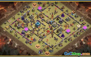CoC Base Layouts Copy & Links | Town Hall 13, War, Trophy & More #28954