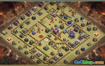 CoC Base Layouts & Copy Links | Town Hall 15, War & Home Village #28848