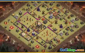 CoC Base Layouts Copy - Town Hall 11, War, Trophy & More #30101