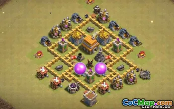 Bố cục cơ sở của COC cho Th5: Nông nghiệp, Trophy và hơn thế nữa #14065