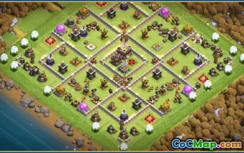 CoC Base Layouts for Town Hall 11 & More | Copy & Download #30139
