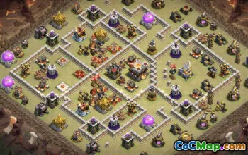 CoC Base Layouts for Town Hall 11: Trophy & War Maps #15506