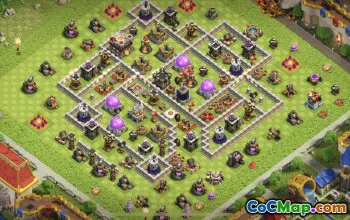 CoC Base Layouts for Town Hall 11 | War, Trophy, Home Village #33658