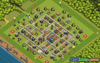 CoC Base Layouts for Town Hall 12 & More | Trophy, War, Maps #33867