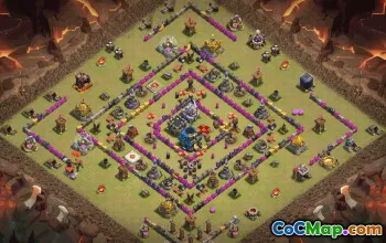 CoC Base Layouts for Town Hall 12 | War, Trophy & Home Village #31007